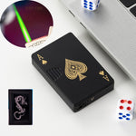 Not Contain Fuel,Color Random,Butane Lighter Creative Model Lighter (Poker)