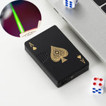Not Contain Fuel,Color Random,Butane Lighter Creative Model Lighter (Poker)