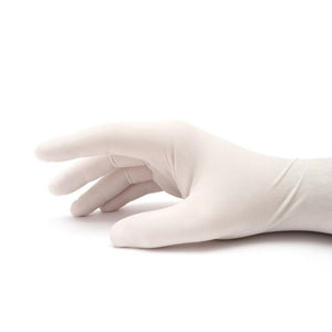 Universal Latex Gloves Disposable White Non-Slip